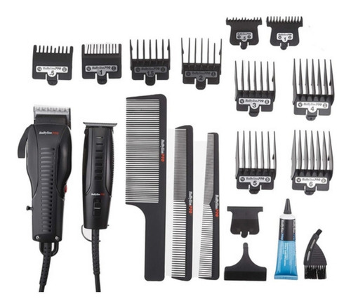 Combo Babylisspro Power Fx Barber Kit. Bcbkes. Color Negro