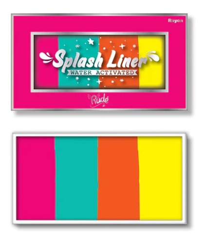 Delineadores Acuarelables Splash Liner Rude Cosmetics Color rayon Efecto Mate