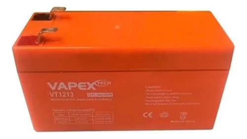 Bateria De Gel 12v 1,3 Ah Vapex