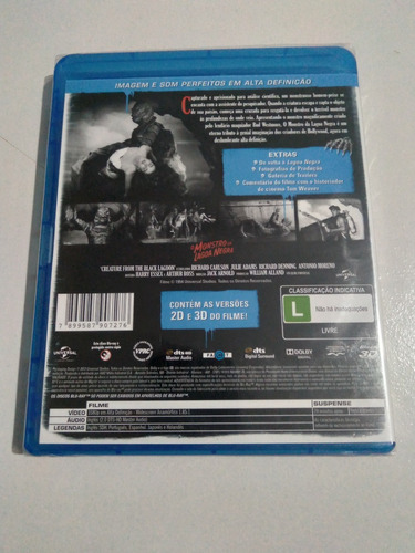 Imagem 2 de 2 de Blu Ray O Monstro Da Lagoa Negra 1954