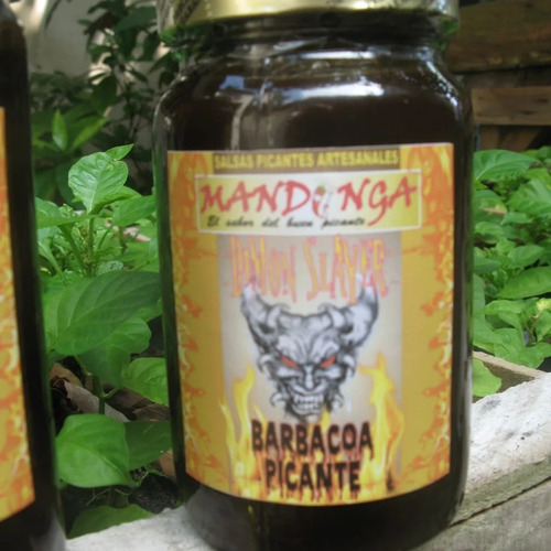 Salsa Barbacoa Picante Mandinga 360cc