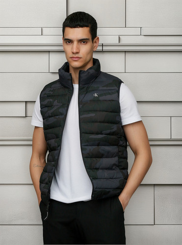 Chaqueta Vest Acolchada Multicolor Calvin Klein