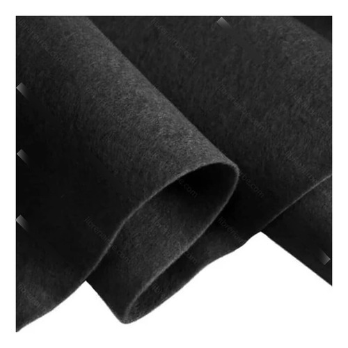 Pañolenci Negro 20x30cm X 1.8mm 10 Unidades