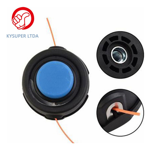 Cabezal Trimer Porta De Nylon Orilladora Para Husqvarna T25 122ld 125l 125ldx 125r 125rj 128l 128ldx 128r 129rj 131r 133r 223l 223r 224l 226r 233rj 323l 323ld 323r 323r-ii 323rj 324 Ldx
