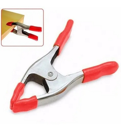 Imagem 2 de 2 de 3 Grampos P/ Marceneiro - Metal 10 Cm - Lee Tools - 673471