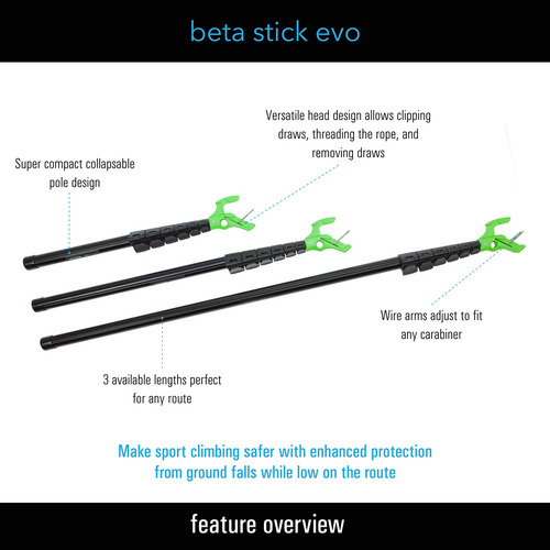 Trango Beta Stick Evo | Herramienta De Escalada, Clip Sitck