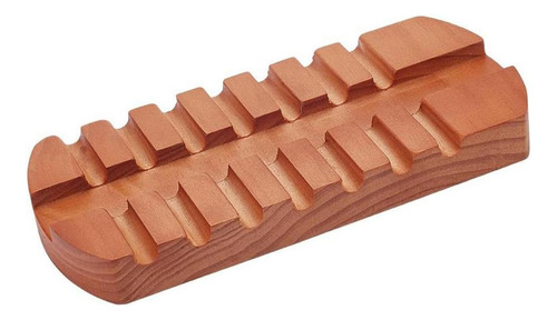 Soporte De Pincel De Madera Rack De Almacenamiento De