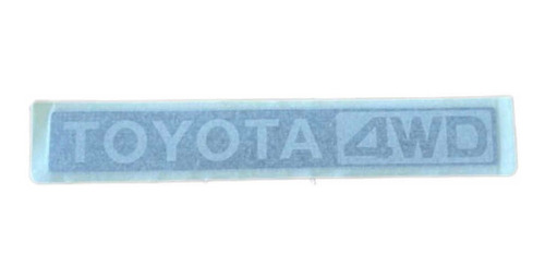 Emblema Porta Placa Toyota Machito Aniversario Original