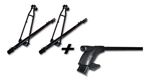 Kit Porta Bicicleta X2 Toyota Etios 4/5 Ptas Corolla Hilux