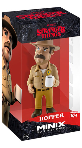 Minix Figura Hopper Stanger Things 13876 Coleccion Edu