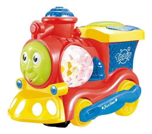 Trenzinho Bate E Volta Com Luzes E Som Dm Toys 5101