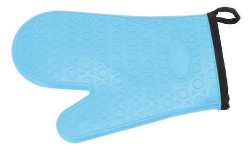 Guante De Cocina Azul Para Hornear, De Silicona, Guante Alto