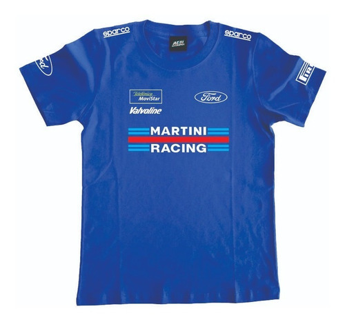 Remera Estampada Wrc Ford Focus Martini