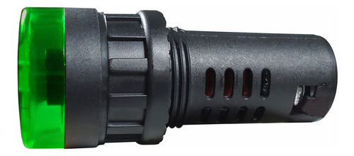 Alarme Sonoro Buzzer Led Verde Audiovisual 22mm 220vac