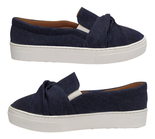 Imagem 5 de 7 de Tenis Feminino Numeração Especial Slip On Sapatenis Confort