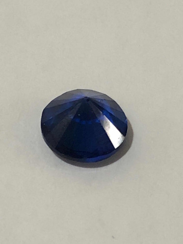 Zafiro Cristal Ct 5.50 Azul Redondo Piedras Preciosas Azul
