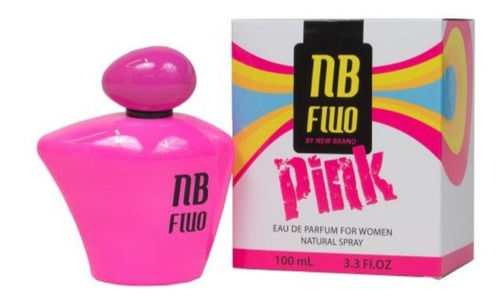 Perfume Fluo Pink By New Brand Dama Original 100ml