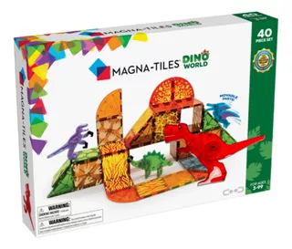 Magna Tiles Set Magnético Mundo Prehistórico 40 Piezas