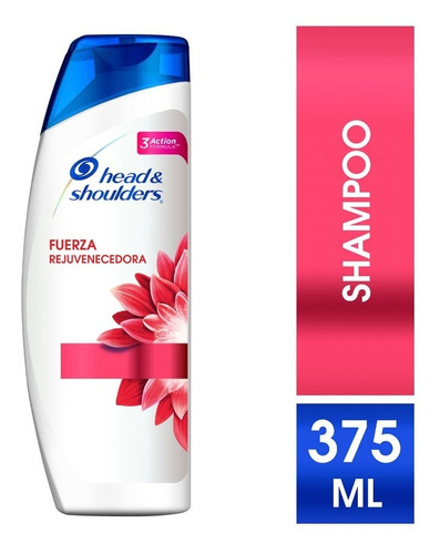 Shampoo Head & Shoulders Fuerza Rejuveneced 375 Ml 