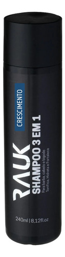 Kit Shampoo Masculino E Condicionador 3x1 Masculino Rauk