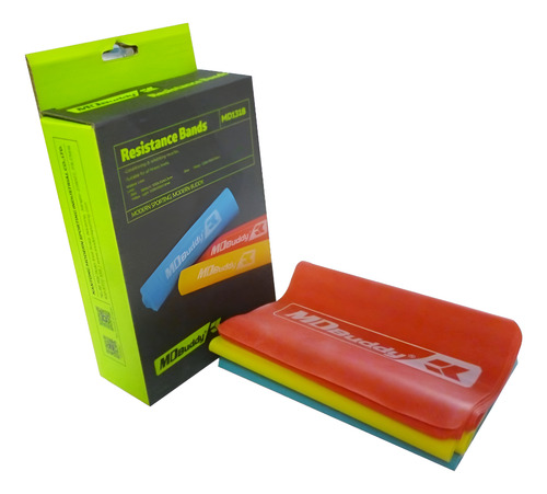 Pack De 3 Bandas Elásticas Para Ejercicio 3 Niveles
