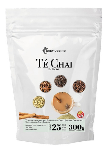 Te Chai 300gr Caliente Frio Frozen Frappe Cremuccino Polvo