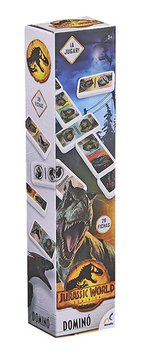 Juego Domino Jurassic World Mod.d-3440 Marca Novelty®