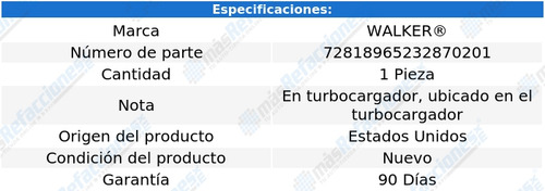 Sensor Map Para Ford Fusion L4 1.5l De 2014 A 2016 Walker