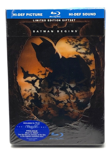 Blu-ray Batman Begins / Limited Edition Giftset / Nuevo 