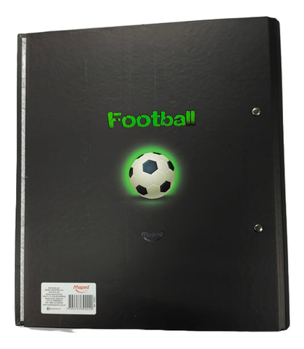 Carpeta A4 Maped Diseño De Deportes 2 Anillos Metalicos Football