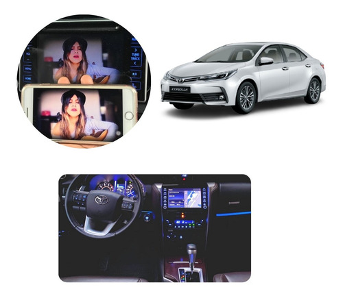 Imagem 2 de 7 de Toyota 2015-2019 Desbloqueio Dvd +tv +espelhamento