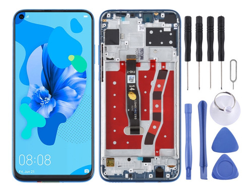 Zc Pantalla Lcd Azul Con Marco Para Huawei P20 Lite 2019