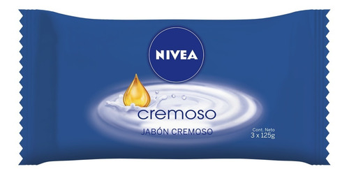 Nivea Bath Care Jabón Cremoso Barra X 3uds