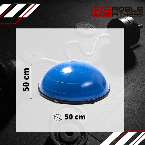 Imagen 3 de 10 de Semi Esfera Bosu Bozu Fitness 50cm Propiocepción Equilibrio