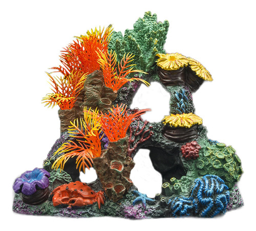 Decoração De Recife De Coral De Aquário De Colorida