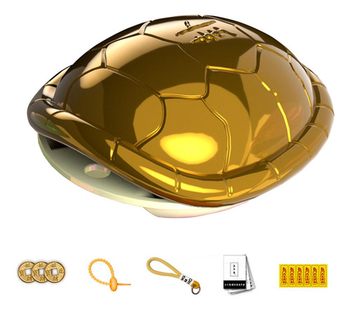 5 Tartaruga Boa Sorte Truques Adereços Criativo Único Ouro