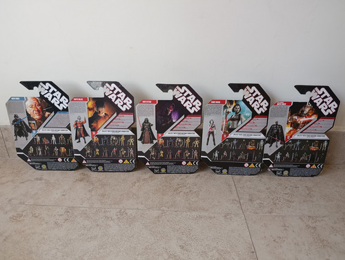 Star Wars 30th Anniversary Lote Sith Darth Vader Malak Revan (Usado)