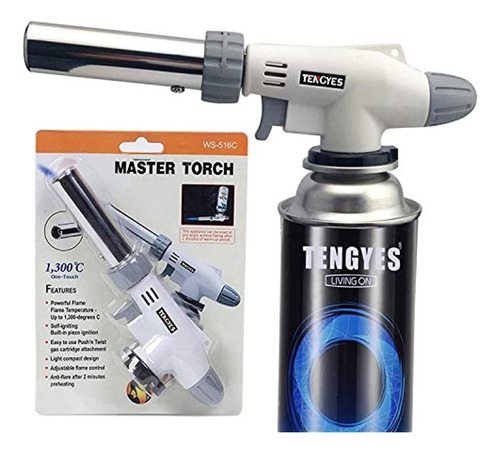 Tengyes Blow Torch Lighter Cocina Butano Antorcha Culinaria