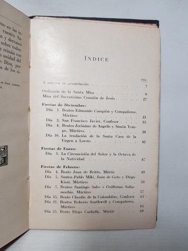 Imagen 8 de 9 de Antiguo Misal Compañía De Jesús 1938 Buenos Aires Mag 57622