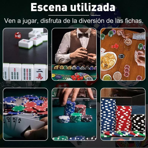 Texas Hold'em Classic Set, 200 Fichas De Póquer