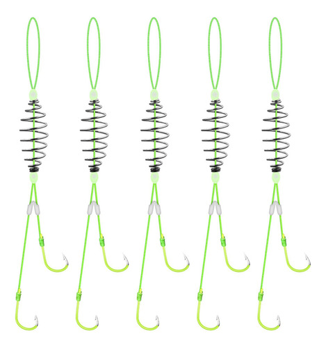 Ganchos De Púas Dobles Para Pesca De Carpa, 11mm X 19,8mm