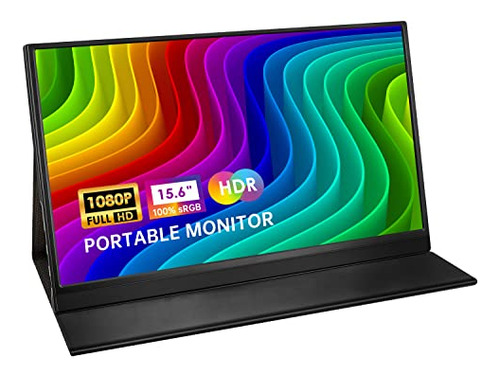 Monitor Portatil, 15.6'' Fhd 1080p Monitor Portatil Usb C