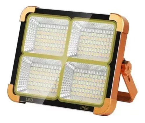 Reflector Lampara Led Portátil Solar Exterior  Recargable