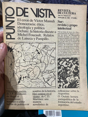 Revista Punto De Vista 17 Abril-junio 1983
