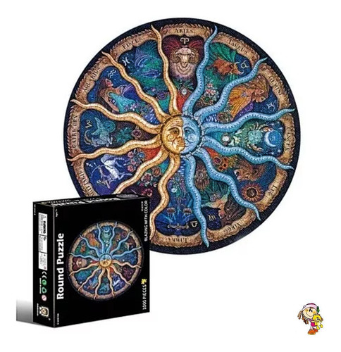 Puzzle Rompecabezas Circular 1000 Pzas Zodiaco Hao Xiang