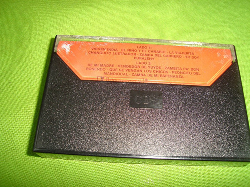 Jorge Cafrune Y Marito - Virgen India - Cassette Ind Arg