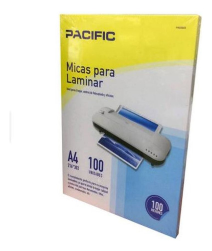 100 Laminas Micas Para Termolaminadora Tamaño A4