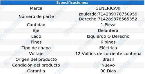 Chapa Para Puerta Del Izq O Der Toyota Corolla 03-13