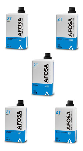 5 Litros  Aceite Afosa Motor 2 Tiempos 2t Mineral