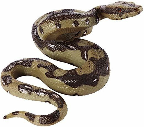 Tomaibaby 6 Piezas de Juguete de Serpiente de Goma Serpiente Brillante Multi Color Artificial Creativo Favor de Fiesta de Goma Serpiente de Juguete de Broma Props para Halloween